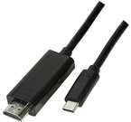 LogiLink USB-C male to HDMI 2.0 1,8m