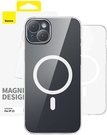 Magnetic Phone Case for iP 13 Baseus OS-Lucent Series (Clear)