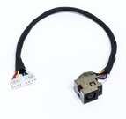 Power jack with cable, HP G62, COMPAQ CQ62