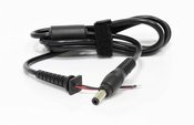 Cable with connector for ASUS, HP, LENOVO (5.5mm x 2.5mm)