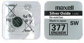Maxell батарейка SR626SW/377 1,55V