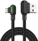 Mcdodo CA-5280 LED USB to Micro USB Cable, 1.2m (Black)