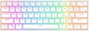 Mechanical keyboard Royal Kludge RK61 RGB, brown switch (white)