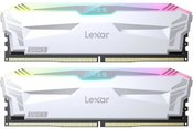 Lexar 2x16GB ARES RGB DDR5-6400 Desktop Memory, White color