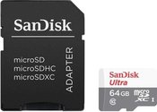 SanDisk Ultra microSDXC 64GB 80MB/s+Adapt. SDSQUNS-064G-GN3MA