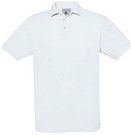 Men's polo shirt with your photos, notes, white