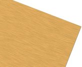 Aluminum sheet PLATINUM mat gold dark (19) 610x305 mm, 0,5 mm