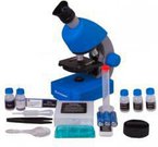 Mikroskopas Bresser Junior 40-640x - mėlynas
