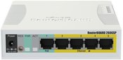 MikroTik Switch RB260GSP (Taifatech TF470, 96K SRAM, 5x1GbE RJ45, 1x1GbE SFP, Layer 2, PoE output on ports 2-5, MikroTik SwOS)