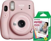 Momentinis fotoaparatas instax mini 11 Blush Pink+instax mini glossy (10pl)