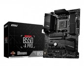 MSI B550-A PRO Processor family AMD, Processor socket AM4, DDR4 DIMM, Memory slots 4, Supported hard disk drive interfaces  SATA, M.2, Number of SATA connectors 6, Chipset AMD B550, ATX