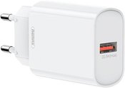 Nástěnná nabíječka Remax, RP-U72, USB, 22,5 W (bílá)