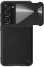 Nillkin CamShield Kožené pouzdro pro Samsung Galaxy S23 (černé)