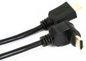 Omega кабель HDMI-HDMI 5 м изогнутый (41854)