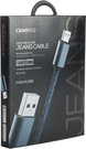 Omega кабель microUSB Jeans 1 м, синий (44200)