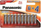 Panasonic Pro Power battery LR6PPG/10B (6+4pcs)