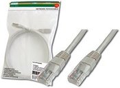Patch cable CAT5e UTP, grey, 3m