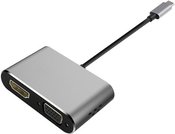 Platinet adapter USB-C - HDMI/VGA (45224)