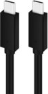 Platinet cable USB-C - USB-C 5A 100W 1m, black (PUCC5A1B)