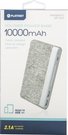 Platinet портативный аккумулятор 10000mAh Fabric Braided LiPo 2.1A, светло серый (44243)