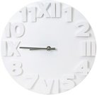 Platinet wall clock Modern, white (42986)