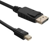 Qoltec Cabel Mini DisplayPort v1.1/ DisplayPort v1.1 | 1080P | 1,8m