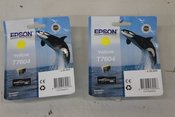SALE OUT. Epson T7604 ink, Yellow Epson T7604 Ink Cartridge, Yellow, DAMAGED PACKAGING