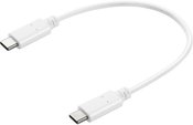Sandberg 136-30 USB-C to USB-C Charge cable 0.2m white