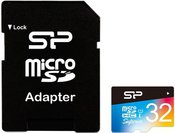 Silicon Power карта памяти microSDHC 32GB Superior UHS-I U1 + адаптер