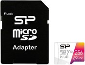 Silicon Power memory card microSDXC 256GB Elite + adapter