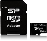 Карта памяти Silicon Power microSDXC 256GB Elite UHS-I Class 10 + адаптер