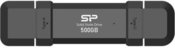 SILICON POWER Dual USB-C/USB 3.2 Gen 2 Portable External SSD, Steam Deck and iPhone 15 Pro, 500GB Silicon Power