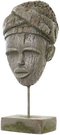 Skulptūra Afrikietė iš metalo/stiklo pluošto FD-189811 24X15X58 cm