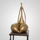 Skulptūra Moters siluetas auksinė 22-016XH-1628 41x41x71 SAVEX