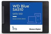 SSD|WESTERN DIGITAL|SA510|1TB|SATA 3.0|Write speed 510 MBytes/sec|Read speed 560 MBytes/sec|2,5"|TBW 400 TB|MTBF 1750000 hours|WDS100T3B0A