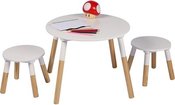 Staliukas su 2 kėdutėmis vaikiškas (stalas D55xH42H25 cm, kėdės H25 cm) 151020