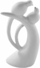 Statulėlė Paukšteliai keramikinė baltos spalvos 22x12 cm 32191