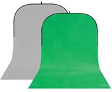 StudioKing Background Board BBT-03-10 Grey/Green 150x400 cm