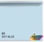 Superior Background Paper 02 Sky Blue 1.35 x 11m