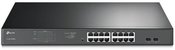 TP-LINK TL-SG1218MPE Switch Web Managed, Rack Mountable, 16 x 10/100/1000Mbps , 2 SFP ports, 16 x PoE+ports , PSU single TP-LINK