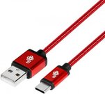 TB Cable USB - USB C 1.5 m ruby tape