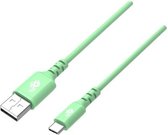 TB Cable USB-USB C 2m silicone green Quick Charge