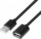 TB Extension cord USB AM-AF 1.8 m black