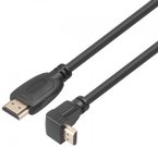 TB HDMI Cable v2.0. right angle 1.8 m gilded