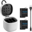 TELESIN Allin Box Series Charger with two pcs full