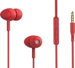 Tellur Basic Gamma wired in-ear headphones red