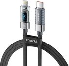 Toocki Charging Cable C-L, 1m, 20W (Grey)