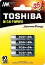 Toshiba Alkaline High Power AAA / LR03GCP BP-4