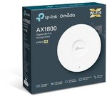 TP-LINK AX1800 Wireless Dual Band Ceiling Mount Access Point EAP620 HD 802.11ax 2.4GHz/5GHz 1201+574 Mbit/s 10/100/1000 Mbit/s Ethernet LAN (RJ-45) ports 1 MU-MiMO Yes PoE in Antenna type Omni directional internal