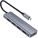 UGREEN USB 3.0 4 Ports Hub USB-C to 4x USB 3.0 + micro USB (Gray)